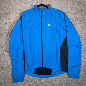Pearl Izumi Women's Blue Cycling Windbreaker Jacket Lightweight Full Zip